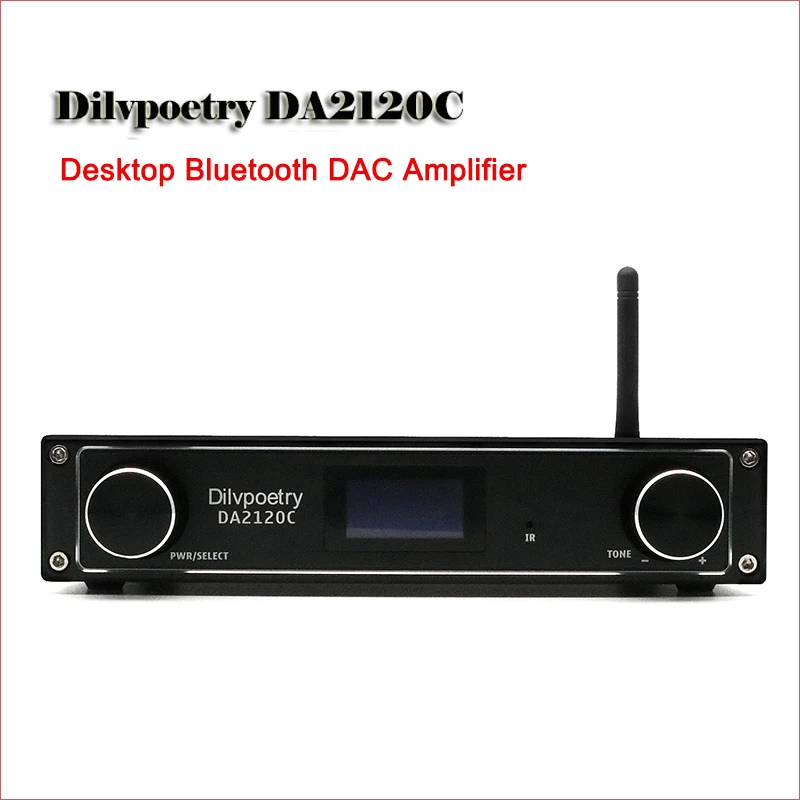 Dilvpoetry DA2120C Desktop DAC Audio Amplifier Bluetooth 4.2 Hifi USB DAC Bluetooth Amp Optical Caoxial Input 
Dilvpoetry DA2120C Desktop DAC Audio Amplifier Bluetooth 4.2 Hifi USB DAC Bluetooth Amp Optical Caoxial Input