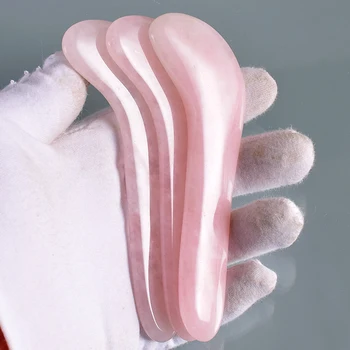 Natural Rose Quartz Gua Sha Tool Long Shape Massage Face SPA Acupuncture Scraping Healing Stone For Body Neck Health Care
Natural Rose Quartz Gua Sha Tool Long Shape Massage Face SPA Acupuncture Scraping Healing Stone For Body Neck Health Care