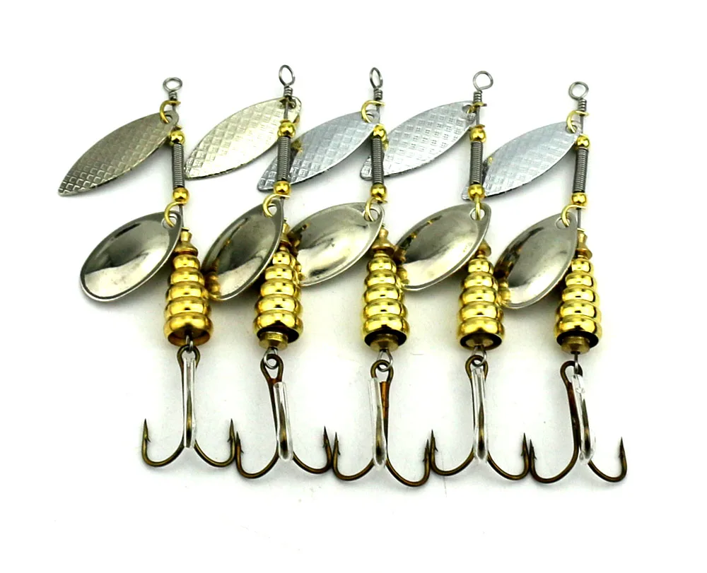 5pcs Spoon Fishing Lure Isca Artificial Fishing Hook Spinner Bait 11.5G 9.7CM Metal Spinnerbait Hard Fishing Tackle Buzz Bait
5pcs Spoon Fishing Lure Isca Artificial Fishing Hook Spinner Bait 11.5G 9.7CM Metal Spinnerbait Hard Fishing Tackle Buzz Bait