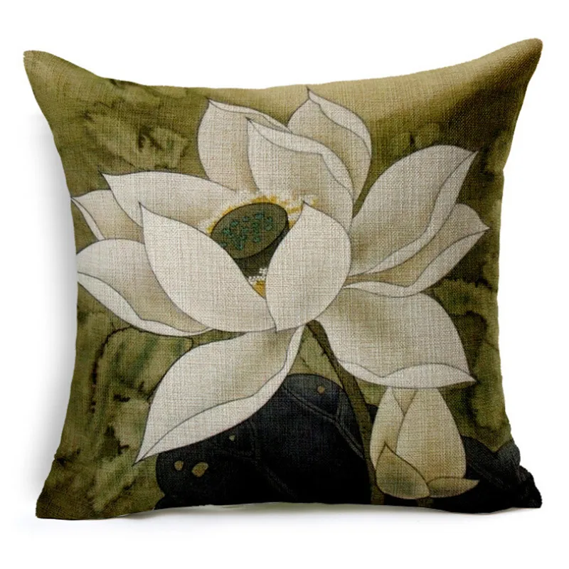 Flowers Cushion Without Core Custom Cotton Linen Decorative Throw Pillows fresh Sofa Chair Cushions Home Decor Cojines 45*45 cm
Flowers Cushion Without Core Custom Cotton Linen Decorative Throw Pillows fresh Sofa Chair Cushions Home Decor Cojines 45*45 cm