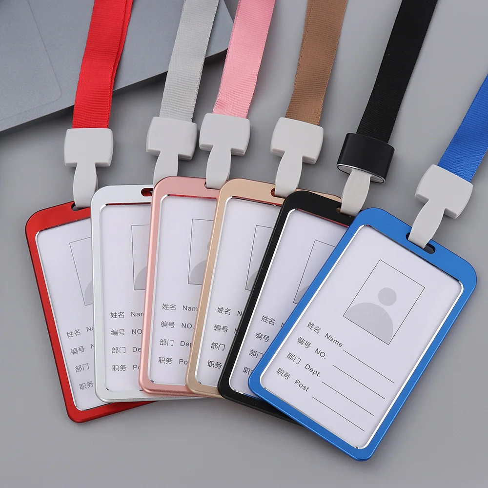 1PC Aluminium Alloy Card Holder Employee Name ID Card Cover Metal Work Certificate Identity Badge ID Business Case
1PC Aluminium Alloy Card Holder Employee Name ID Card Cover Metal Work Certificate Identity Badge ID Business Case