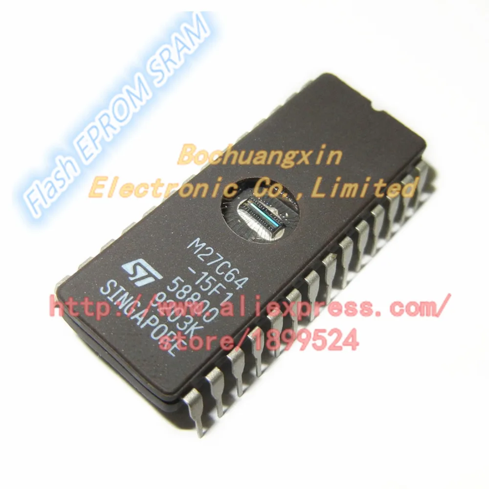 Бесплатная доставка M27C64-15F1 M27C64 64 Kilobit (8 K x 8-Bit) CMOS EPROM в наличии
Бесплатная доставка M27C64-15F1 M27C64 64 Kilobit (8 K x 8-Bit) CMOS EPROM в наличии