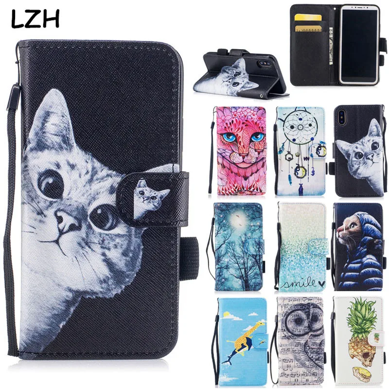 Cute Cat Pineapple Painted Flip Wallet PU Leather Case for Apple iPhone XS Max XR 5 5S SE 5C 6S 7 8 Plus Stand Card Slots Shell
Cute Cat Pineapple Painted Flip Wallet PU Leather Case for Apple iPhone XS Max XR 5 5S SE 5C 6S 7 8 Plus Stand Card Slots Shell