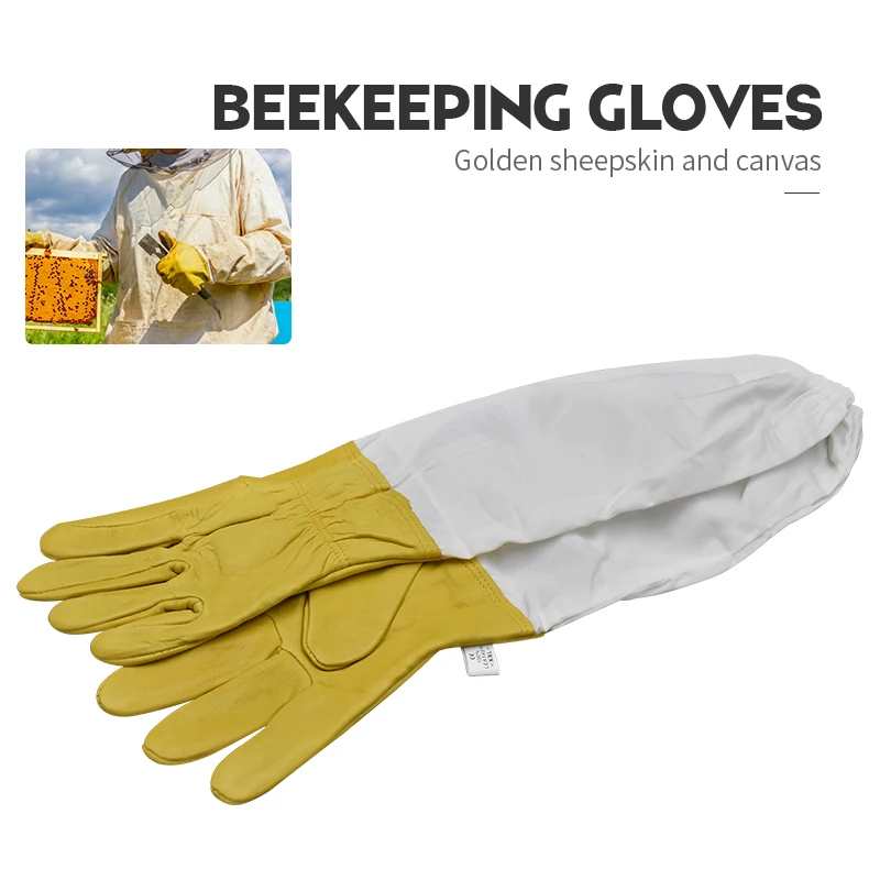 Brand Bee Glove Prevent Gloves Protective Sleeves Ventilated Professional Anti Bee for Apiculture Beekeeper Beehive Beekeeper
Brand Bee Glove Prevent Gloves Protective Sleeves Ventilated Professional Anti Bee for Apiculture Beekeeper Beehive Beekeeper
