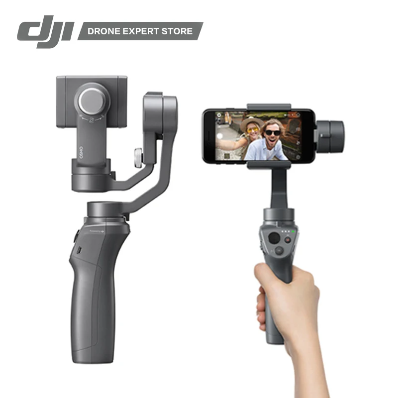 DJI Osmo Mobile 2 Smart Phone Handheld Stabilizer 3-Axis Gimbal for Mobile Phone Motion Timelapse Panorama
DJI Osmo Mobile 2 Smart Phone Handheld Stabilizer 3-Axis Gimbal for Mobile Phone Motion Timelapse Panorama