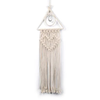 20x65cm Bohemian simple hand-made tassel tapestry cotton thread wall hanging living room home hanging ornaments home decoration
20x65cm Bohemian simple hand-made tassel tapestry cotton thread wall hanging living room home hanging ornaments home decoration