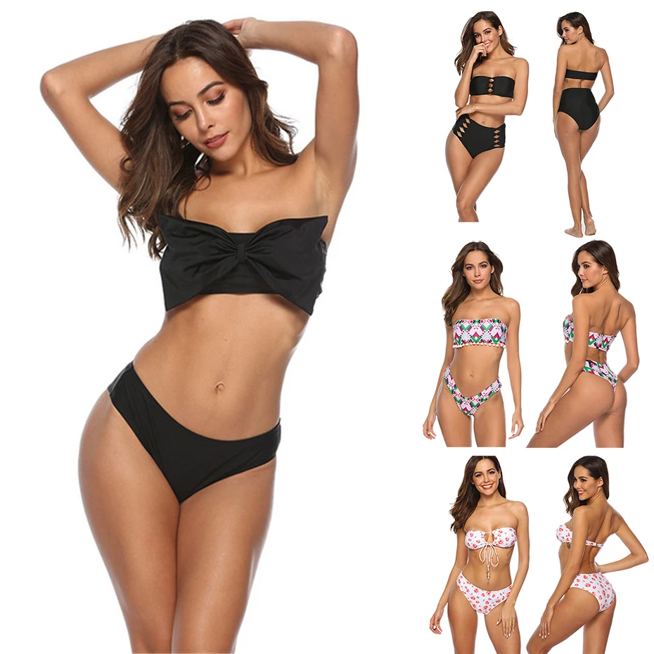 Summer Women Solid Bikinis Set Push-Up Bra Swimsuit Beach Swimwear Triangle Bather Suit Bikini Print Swimming Suit Biquini
Summer Women Solid Bikinis Set Push-Up Bra Swimsuit Beach Swimwear Triangle Bather Suit Bikini Print Swimming Suit Biquini
