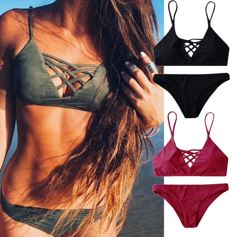 MUQGEW 2019 Low Waist Skinny Swimwear Women Bikini Set Bandage Push-Up Swimsuit Bathing Beachwear Padded Bathing Suit #0129
MUQGEW 2019 Low Waist Skinny Swimwear Women Bikini Set Bandage Push-Up Swimsuit Bathing Beachwear Padded Bathing Suit #0129