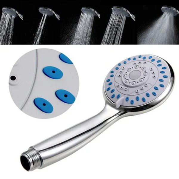 Chrome Plating Anti-limescale Home Bathroom Universal 5 Mode Function Handheld Shower Head DC112
Chrome Plating Anti-limescale Home Bathroom Universal 5 Mode Function Handheld Shower Head DC112