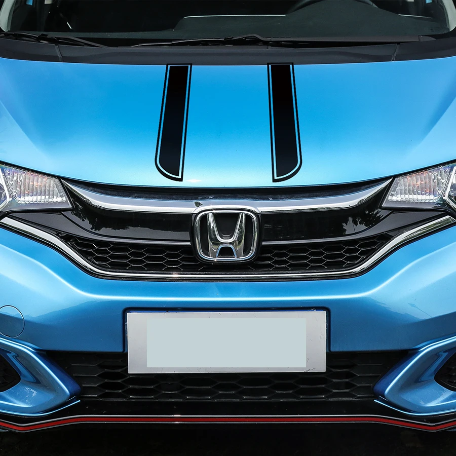 car sticker 2pc hood scoop cool racing stripes styling graphic vinyl Car accessories stickers custom for Honda fit 2014 on
car sticker 2pc hood scoop cool racing stripes styling graphic vinyl Car accessories stickers custom for Honda fit 2014 on