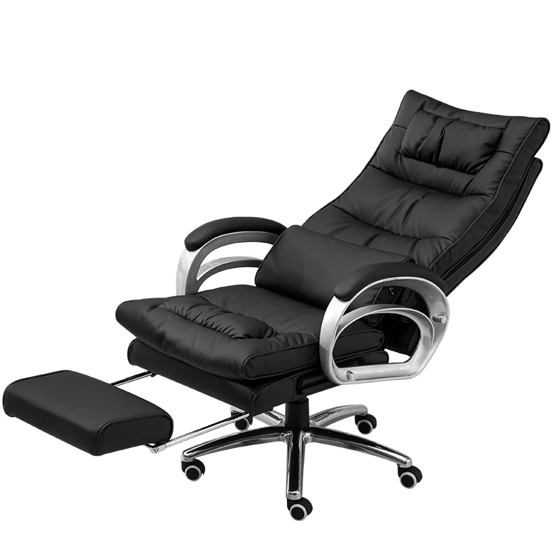 

Office Chair Lifted Rotated Gaming Seat with Footrest Massage Computer Chair Reclining Boss Stool Simple Household