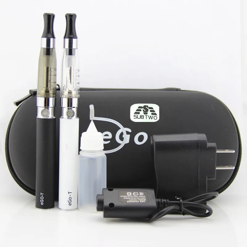 Electronic cigarette Dual ego ce4 ce5 kit with ce4+ce5 clearomizer ego t battery vape kits vape pen vaporizer atomizer cigarette