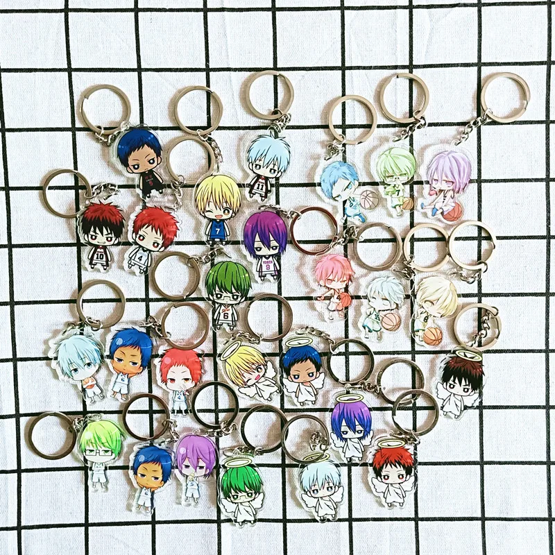 1pcs Anime Kuroko Basketball Daiki Kagami Tsuchida Teppei Cute Doubleside Portachiavi Pendant Keychain Keyrings Y09
1pcs Anime Kuroko Basketball Daiki Kagami Tsuchida Teppei Cute Doubleside Portachiavi Pendant Keychain Keyrings Y09