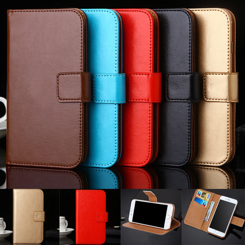 

AiLiShi Case For MLS F5 MX DX iQTalk Color 3 fingerprint 4G 5" Phab MLS Leather Case Flip Cover Phone Bag Wallet Holder Factory