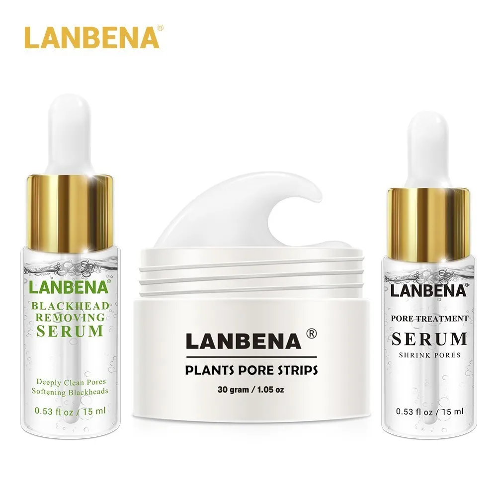 LANBENA Plants Blackhead Remover Mask + Shrink Pores Essence Black Mask Peel Off Mask Peeling Acne Treatment Nose Mask Skin Care
LANBENA Plants Blackhead Remover Mask + Shrink Pores Essence Black Mask Peel Off Mask Peeling Acne Treatment Nose Mask Skin Care