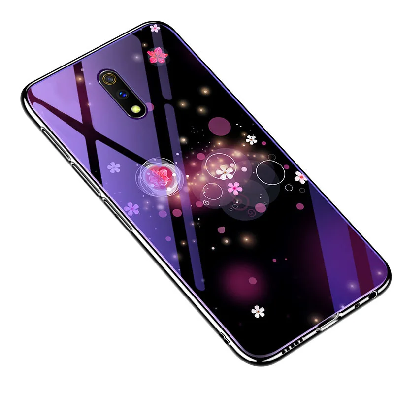 

Glass Case For OPPO Realme 3 Pro X K3 Reno 10X Z K1 R15X F5 A73 F7 A9 F9 A7X F11 Pro A83 A3 A5 A3S R9 R9S R11 R1SS Plus R15 R17