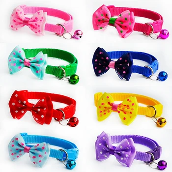 Adjustable Polyester Dog Collars Pet Collars With Bowknot Bells Charm Necklace Collar For Little Dogs Collar Pet Accessories
Adjustable Polyester Dog Collars Pet Collars With Bowknot Bells Charm Necklace Collar For Little Dogs Collar Pet Accessories