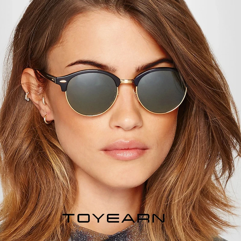 TOYEARN Fashion Classic Round Sunglasses Women Popular Brand Designer Retro Rivet Frame Sun Glasses Men Colorful Coating Shades
TOYEARN Fashion Classic Round Sunglasses Women Popular Brand Designer Retro Rivet Frame Sun Glasses Men Colorful Coating Shades