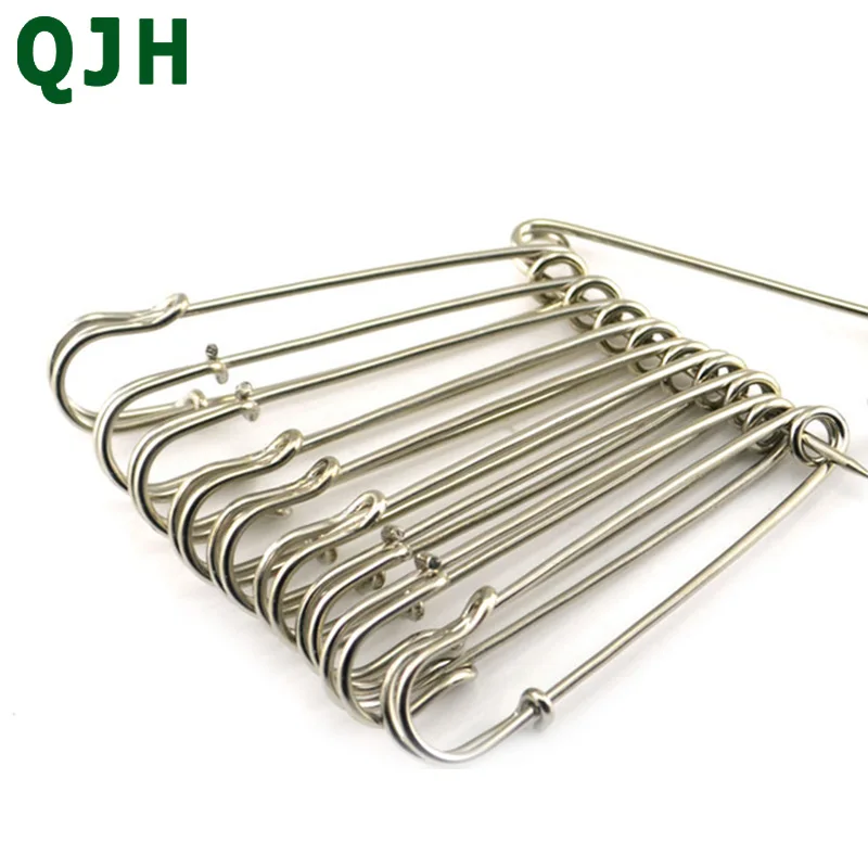 10 PCS 75mm Pins silver color Safety Pin Brooch Jewelry Fashion Luxury Rhinestone Men Brooches For Suit Scarves Corsage Crochet
10 PCS 75mm Pins silver color Safety Pin Brooch Jewelry Fashion Luxury Rhinestone Men Brooches For Suit Scarves Corsage Crochet