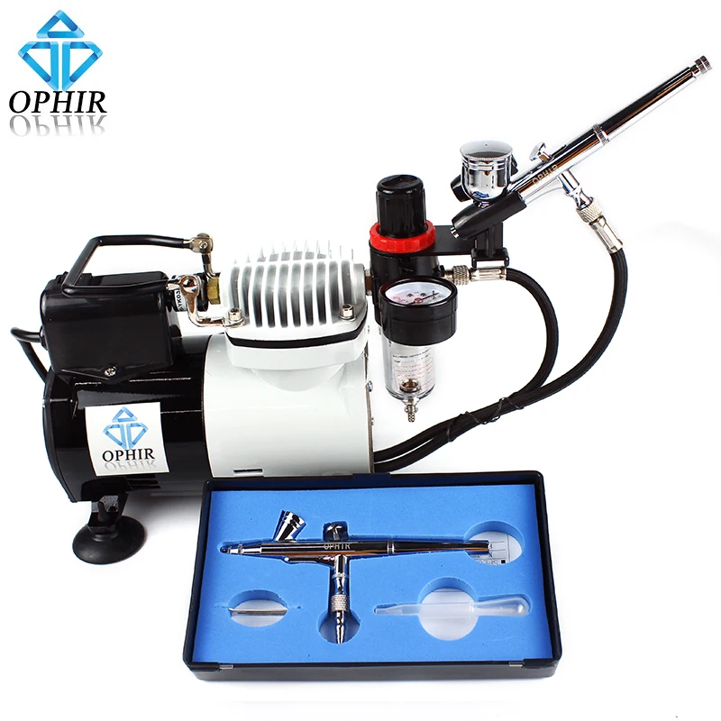 OPHIR Multi-Purpose of Hobby Cake Decation 0.3mm 0.35mm Dual Action Airbrush Kit Set_AC114+AC004A+AC073
OPHIR Multi-Purpose of Hobby Cake Decation 0.3mm 0.35mm Dual Action Airbrush Kit Set_AC114+AC004A+AC073