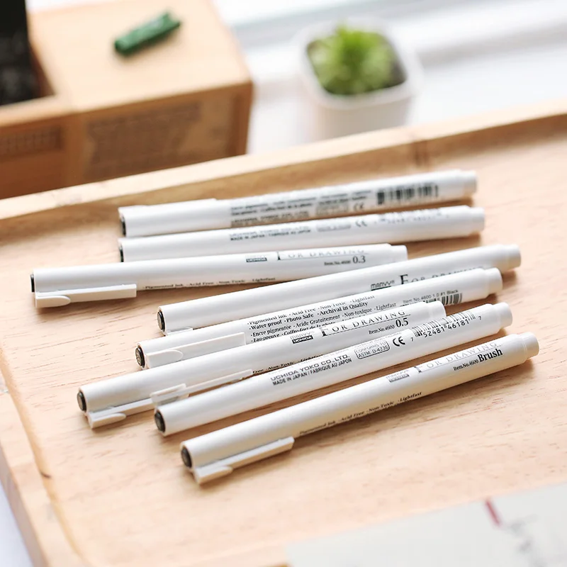 8 pcs/Lot Marvy art marker for drawing Caetoon Multi needle drawing pen Anime tools Stationery Office School supplies FB861
8 pcs/Lot Marvy art marker for drawing Caetoon Multi needle drawing pen Anime tools Stationery Office School supplies FB861