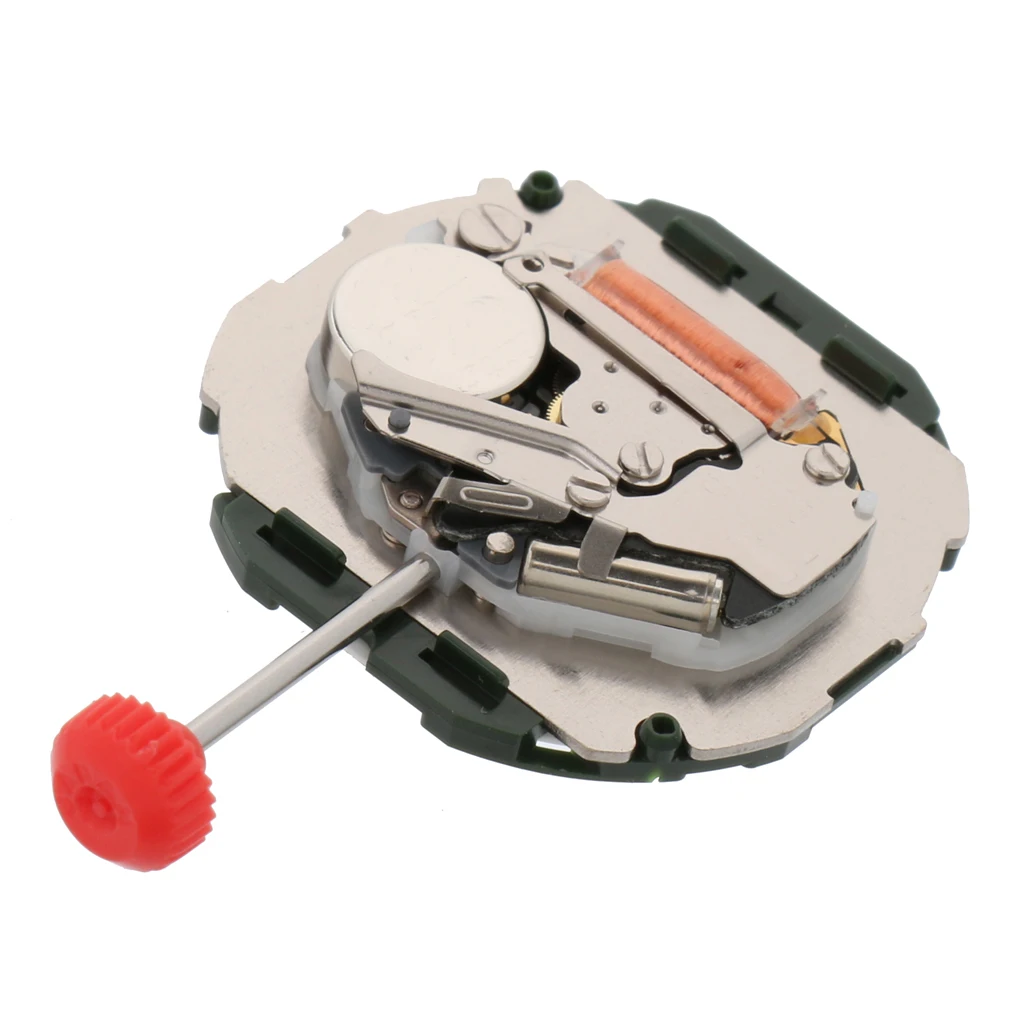 2pcs Durable Metal Quartz Watch Movement with date Battery for MIYOTA 2035