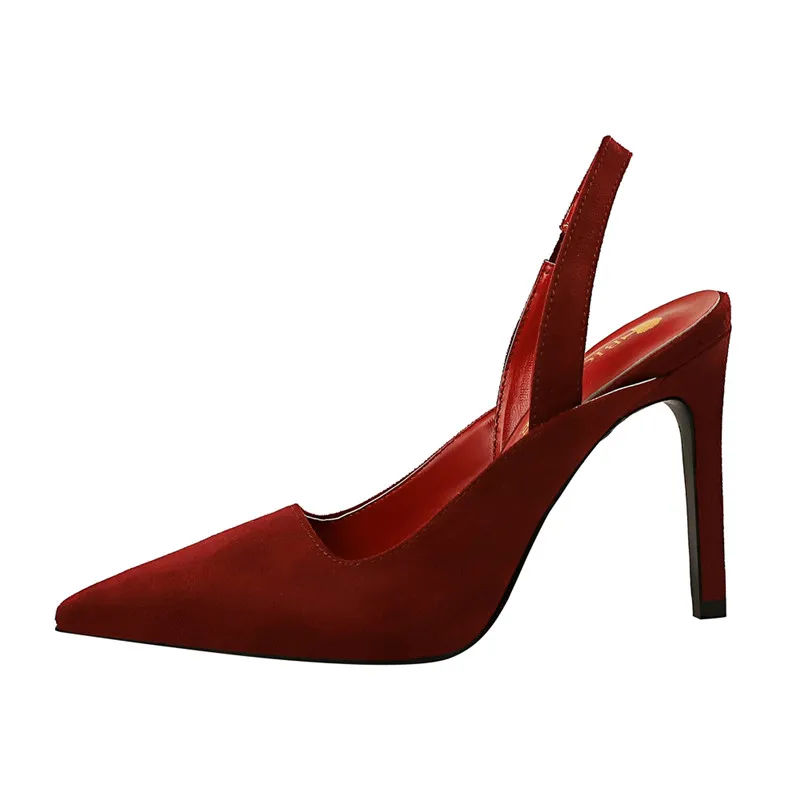 BBZAI Ladies Elegant Slingbacks OL work CD party shoes woman Pointed Toe 10cm Thin Heels wedding Pumps sapato feminino Eur:34-43
BBZAI Ladies Elegant Slingbacks OL work CD party shoes woman Pointed Toe 10cm Thin Heels wedding Pumps sapato feminino Eur:34-43