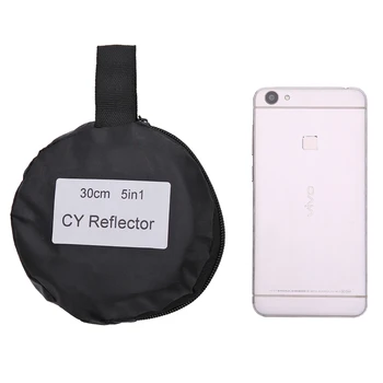 CY 30cm 11.8'' 5 in 1 profession Portable Collapsible Mini Round Photography Reflector for outdoor photo studio Portrait shoot
CY 30cm 11.8'' 5 in 1 profession Portable Collapsible Mini Round Photography Reflector for outdoor photo studio Portrait shoot