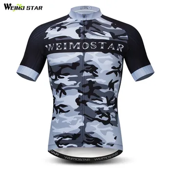 Weimostar Camouflage Gray-Black Cycling Jersey Men's Short Sleeve Bicycle Clothing Camisa Ciclismo Summer MTB Bike Jersey Shirt
Weimostar Camouflage Gray-Black Cycling Jersey Men's Short Sleeve Bicycle Clothing Camisa Ciclismo Summer MTB Bike Jersey Shirt