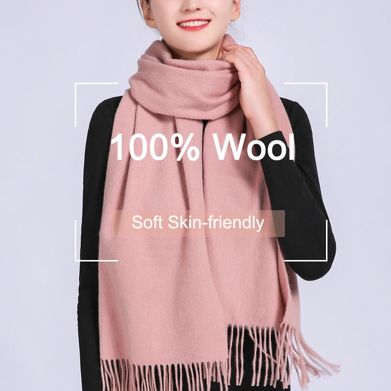 100% Pure Wool Scarf Winter Women Solid Brown Echarpe Wraps for Ladies Pashmina with Tassel Warm Merino Wool Scarves Cashmere
100% Pure Wool Scarf Winter Women Solid Brown Echarpe Wraps for Ladies Pashmina with Tassel Warm Merino Wool Scarves Cashmere