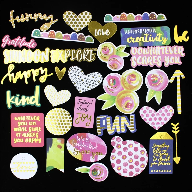 KSCRAFT 45pc Love With You Cardstock Die Cuts for Scrapbooking Happy Planner/Card Making/Journaling Project
KSCRAFT 45pc Love With You Cardstock Die Cuts for Scrapbooking Happy Planner/Card Making/Journaling Project