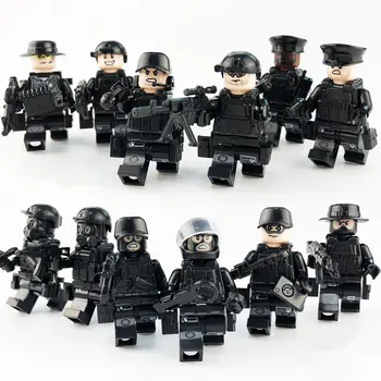 12 Pcs/set City Police military Canoeing SWAT Team Army Soldiers With Weapons Building Blocks Assembling Toys for children gift
12 Pcs/set City Police military Canoeing SWAT Team Army Soldiers With Weapons Building Blocks Assembling Toys for children gift