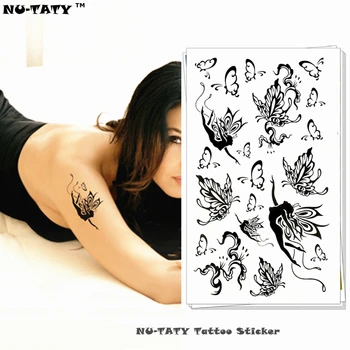 Nu-TATY Body Art Black Butterfly Fairy Temporary Body Art Flash Tattoo Sticker 10*17cm Waterproof Henna Fake Tatoo Wall Tattoo
Nu-TATY Body Art Black Butterfly Fairy Temporary Body Art Flash Tattoo Sticker 10*17cm Waterproof Henna Fake Tatoo Wall Tattoo