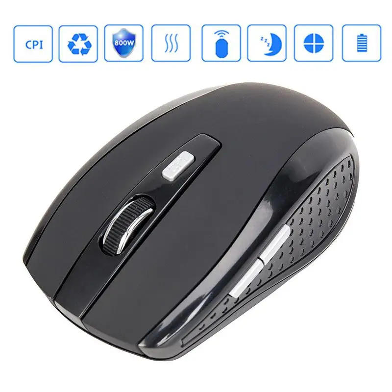 HobbyLane Wireless Optical Mouse 2.4GHZ Portable Wireless Mouse Cordless Optical Scroll Mouse for PC Laptop r60
HobbyLane Wireless Optical Mouse 2.4GHZ Portable Wireless Mouse Cordless Optical Scroll Mouse for PC Laptop r60