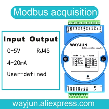 16 channels 4-20mA to Modbus TCP Network Data Acquisition module WJ89 series WAYJUN
16 channels 4-20mA to Modbus TCP Network Data Acquisition module WJ89 series WAYJUN