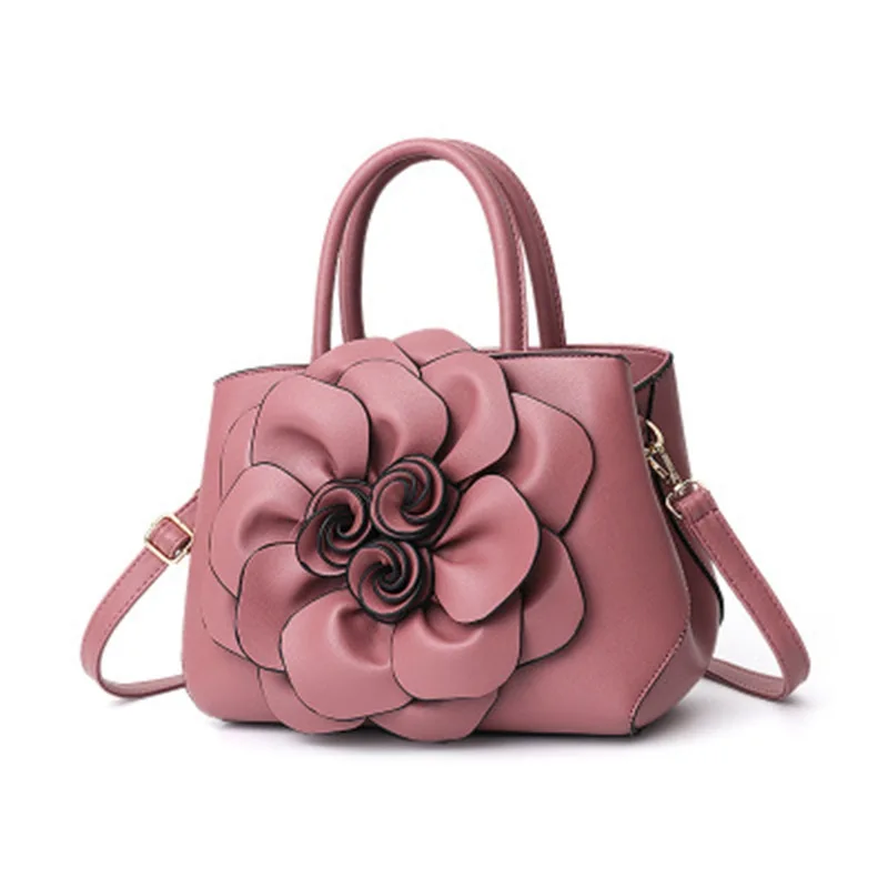 New Women's Bag Three-dimensional Large Flower Handbag Pu Female Bag European and American Big Bag Shoulder ZF9593
New Women's Bag Three-dimensional Large Flower Handbag Pu Female Bag European and American Big Bag Shoulder ZF9593