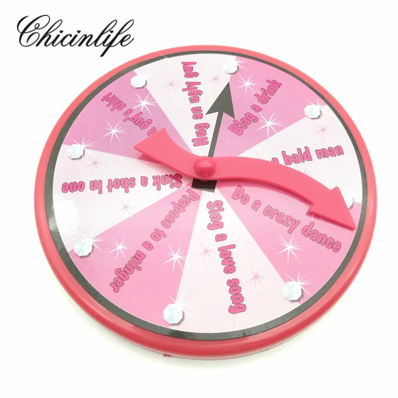 Chicinlife Hen Night Party Spinner Adult Game Toy accessories bride Truth or Dare Bachelorette Party Drinking wedding supplies
Chicinlife Hen Night Party Spinner Adult Game Toy accessories bride Truth or Dare Bachelorette Party Drinking wedding supplies