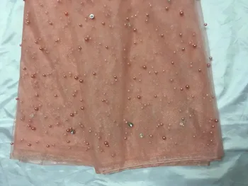 Peach French Lace Fabrics 2019 African Tulle Lace Fabric High Quality African Lace With Beads Wedding Party Fabric For Dress
Peach French Lace Fabrics 2019 African Tulle Lace Fabric High Quality African Lace With Beads Wedding Party Fabric For Dress