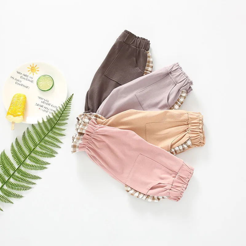 Children's Pants Wholesale Girls Pants Summer Thin Section Skin-friendly Cotton Side Lattice Seven Pants Baby Fashion Casual New
Children's Pants Wholesale Girls Pants Summer Thin Section Skin-friendly Cotton Side Lattice Seven Pants Baby Fashion Casual New