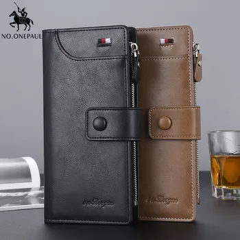 Long and high quality zipper wallet men's long wallet European and American fashion classic multi-function hand purse gift
Long and high quality zipper wallet men's long wallet European and American fashion classic multi-function hand purse gift