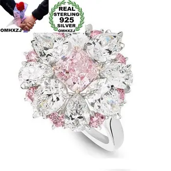 OMHXZJ Wholesale European Fashion Woman Girl Party Wedding Gift White Pink Flower AAA Zircon 925 Sterling Silver Ring RR130
OMHXZJ Wholesale European Fashion Woman Girl Party Wedding Gift White Pink Flower AAA Zircon 925 Sterling Silver Ring RR130