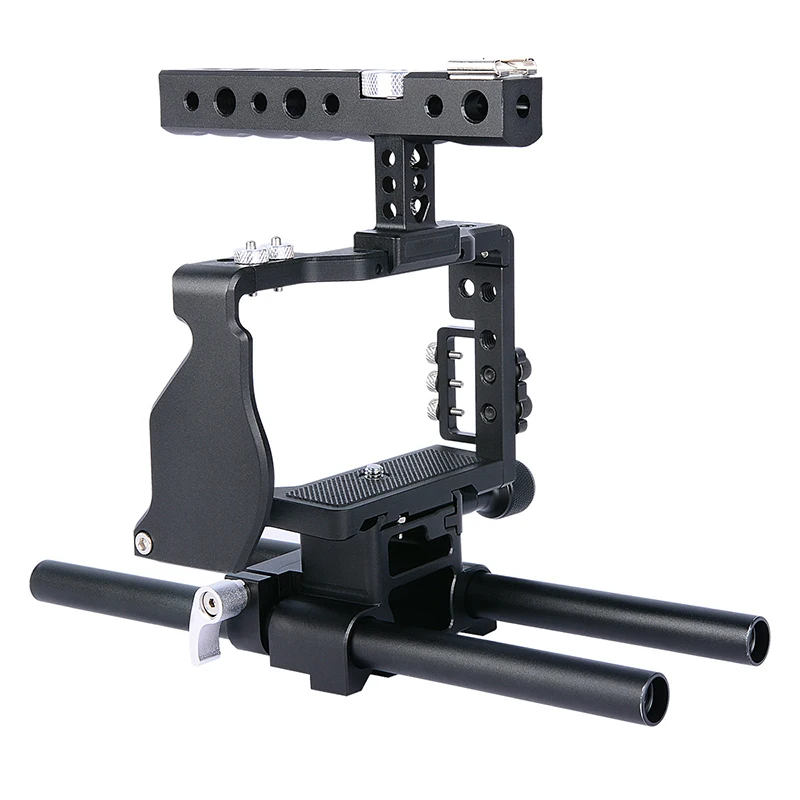 Yelangu Camera Cage Handle For Sony A6000 A6300 A6500 With Aluminum Alloy Handheld Hand Grip
Yelangu Camera Cage Handle For Sony A6000 A6300 A6500 With Aluminum Alloy Handheld Hand Grip