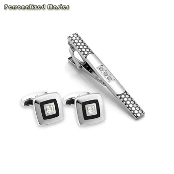Personalized Master Custom Engraved Name Initial 3pcs Stainless Steel Classic Tie Bar Clip and Cufflink Set for Men gift
Personalized Master Custom Engraved Name Initial 3pcs Stainless Steel Classic Tie Bar Clip and Cufflink Set for Men gift