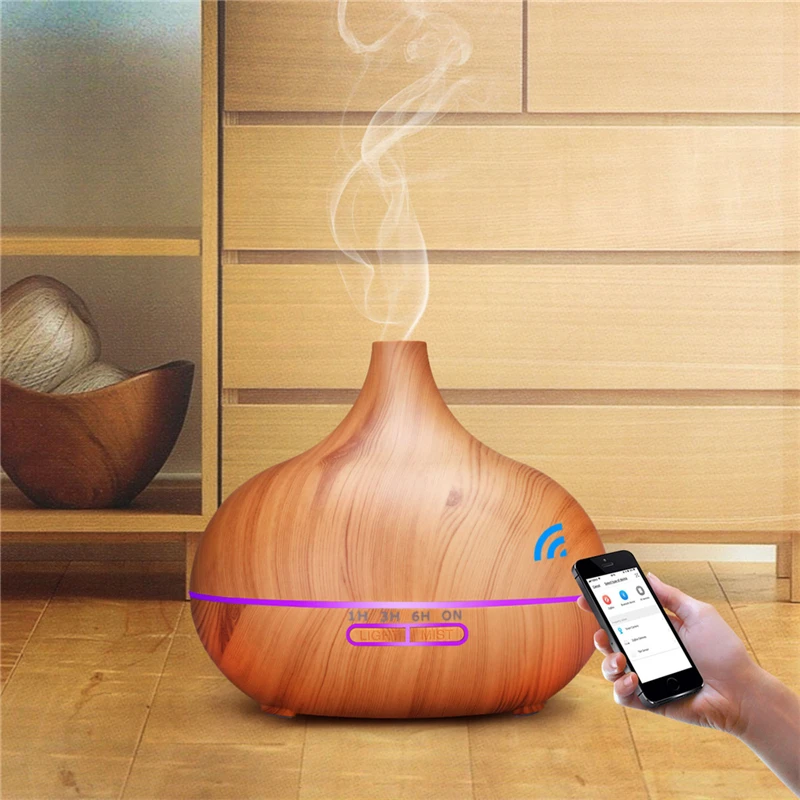 WiFi Smart Ultrasonic Humidifier Office Essential Oil Aroma Diffuser Warm Mist Maker Bedroom Air Purifier with 550ml Capacity 0
WiFi Smart Ultrasonic Humidifier Office Essential Oil Aroma Diffuser Warm Mist Maker Bedroom Air Purifier with 550ml Capacity 0