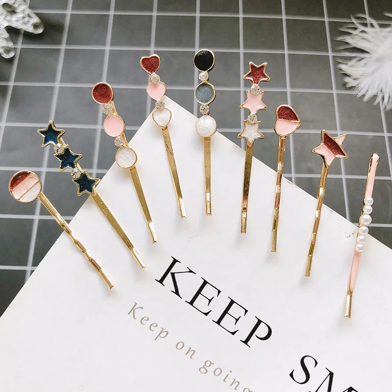 3PCS/Set Ins New Women Girls Sweet Star Heart Circle Pearls Barrettes Cute Hair Clips Headband Hairpins Fashion Hair Accessories
3PCS/Set Ins New Women Girls Sweet Star Heart Circle Pearls Barrettes Cute Hair Clips Headband Hairpins Fashion Hair Accessories