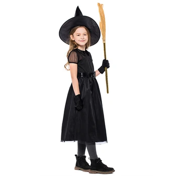 VASHEJIANG Cute Witch Costume for Kids Girls Pretty Black Fly Witch Costume Halloween Carnival Party Funny Cosplay Uniform
VASHEJIANG Cute Witch Costume for Kids Girls Pretty Black Fly Witch Costume Halloween Carnival Party Funny Cosplay Uniform