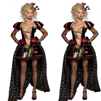 Free shipping sexy queen chiffon Halloween period witch clothes masquerade costumes hearts queen princess party dress 
Free shipping sexy queen chiffon Halloween period witch clothes masquerade costumes hearts queen princess party dress