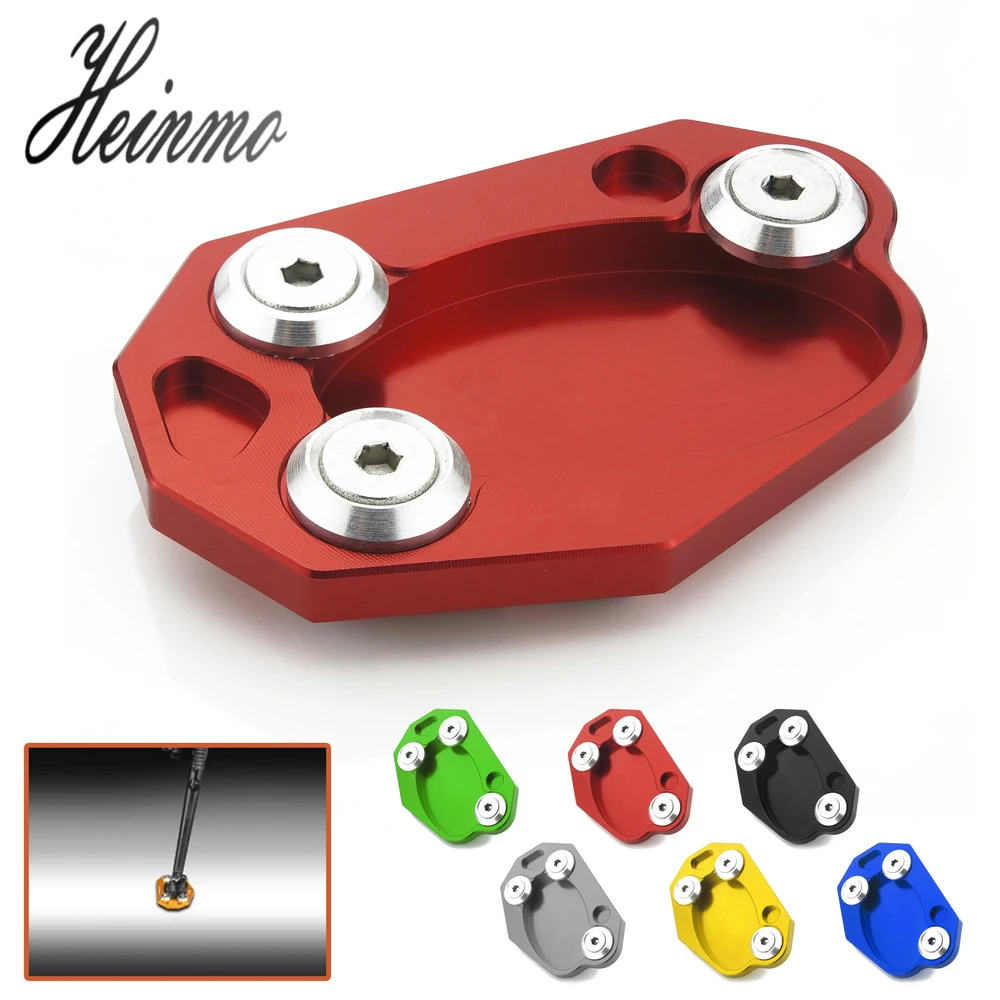 For Kawasaki Z800 Z1000 Z1000SX Ninja 400R 650650R 1000 ZX-6R10R ER4N4F ER6N6F Versys 650 Motorcycle Kickstand Enlarge Plate (31)