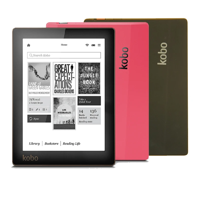 Built in light 6 inch Kobo Aura e-book ebook reader e-ink resolution 1024x758 N514 4GB WIFI book Reader
Built in light 6 inch Kobo Aura e-book ebook reader e-ink resolution 1024x758 N514 4GB WIFI book Reader