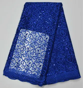 Royal Blue high quality sequence French Nigerian sequins net lace,African tulle mesh sequence lace fabric for dress 5yards/lot
Royal Blue high quality sequence French Nigerian sequins net lace,African tulle mesh sequence lace fabric for dress 5yards/lot